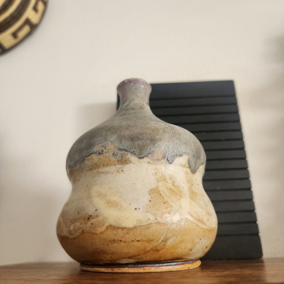 MCM Studio Art Pottery Signed Matte Weed Pot Vase - Picture 6 of 6